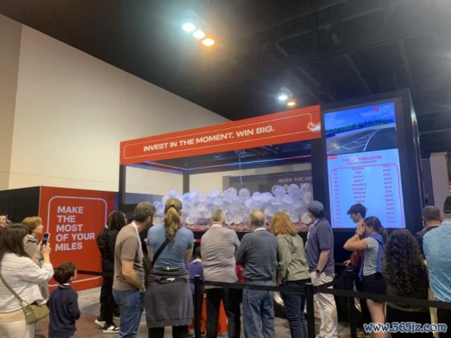 BNSF铁路公司展位(来源:第一财经)