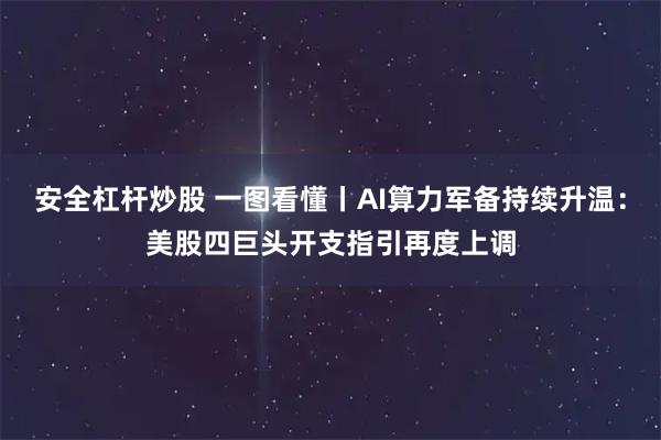 安全杠杆炒股 一图看懂丨AI算力军备持续升温：美股四巨头开支指引再度上调